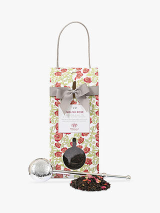 Whittard English Rose Tea Pouch and Infuser, 100g