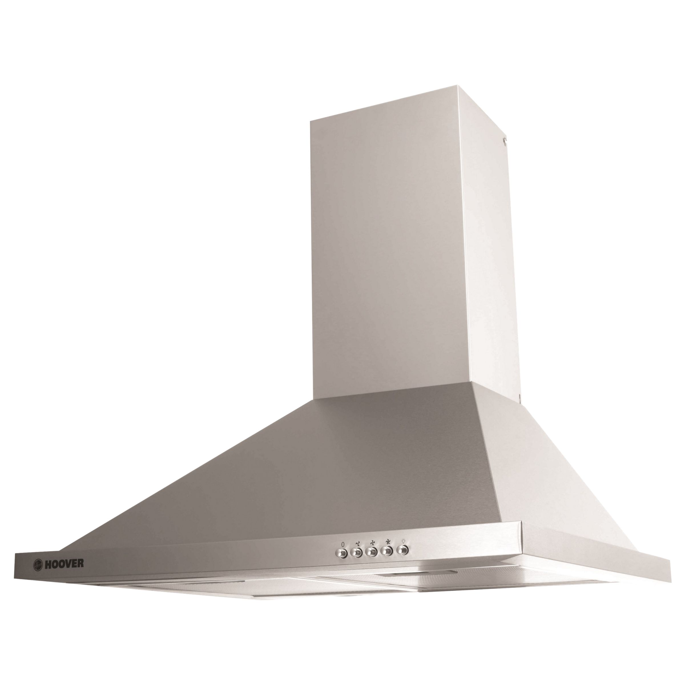 Hoover First Classic HECH616/3X Chimney Cooker Hood, Stainless Steel at ...