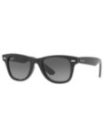 Ray-Ban Junior RJ9066S Wayfarer Sunglasses, Black/Grey Gradient