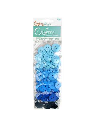 Blumenthal Ombre Craft Buttons, Pack of 90