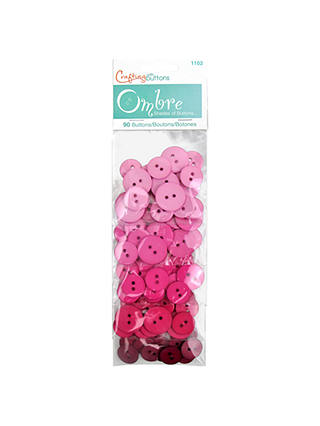Blumenthal Ombre Craft Buttons, Pack of 90