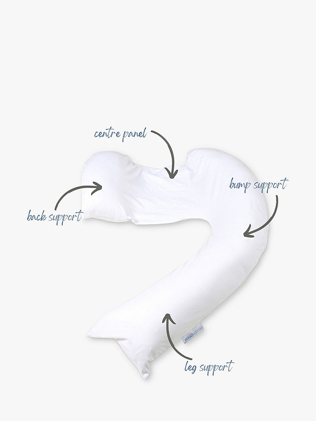 Dreamgenii Maternity and Nursing Pillow, White