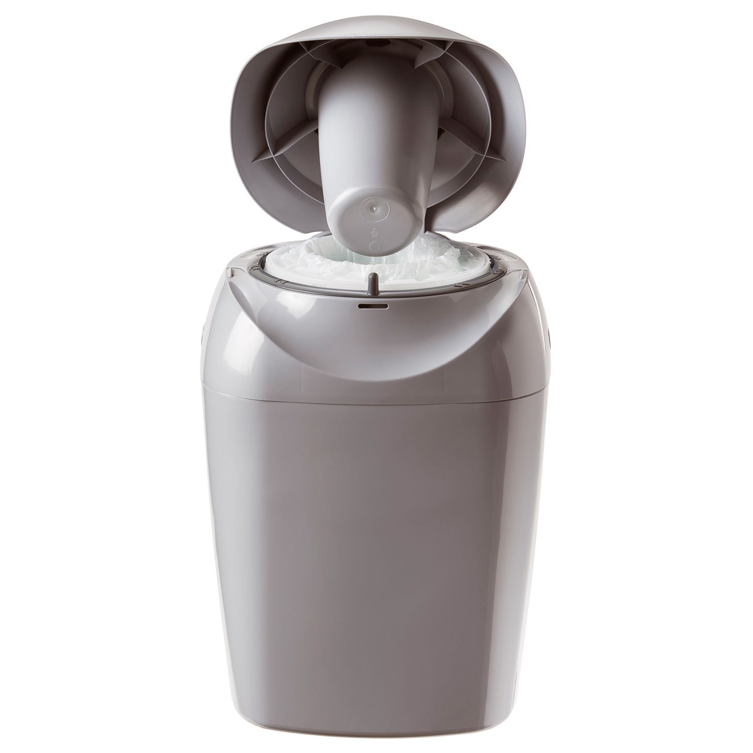 Tommee Tippee Essentials Grey Nursery Nappy Bin, Grey at John Lewis