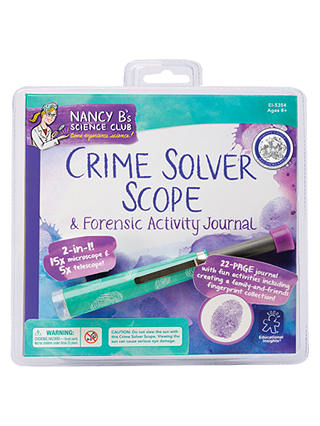 Nancy B's Science Club Crime Solver Scope and Forensic Activity Journal