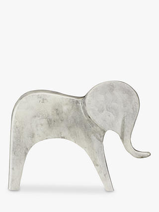 John Lewis & Partners Elephant Ornament, Grey