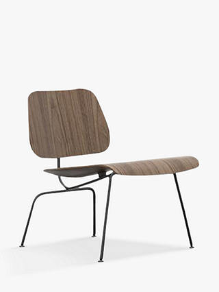 Vitra Plywood Group LCM Chair, Black/Walnut