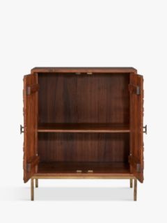 John Lewis Array Wood Storage Cabinet, Acacia