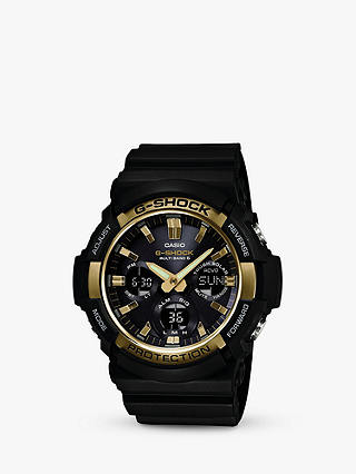 Casio GAW-100G-1AER Men's G-Shock Day Resin Strap Watch, Black