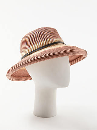 John Lewis & Partners Downturn Brim Hat, Rose Pink