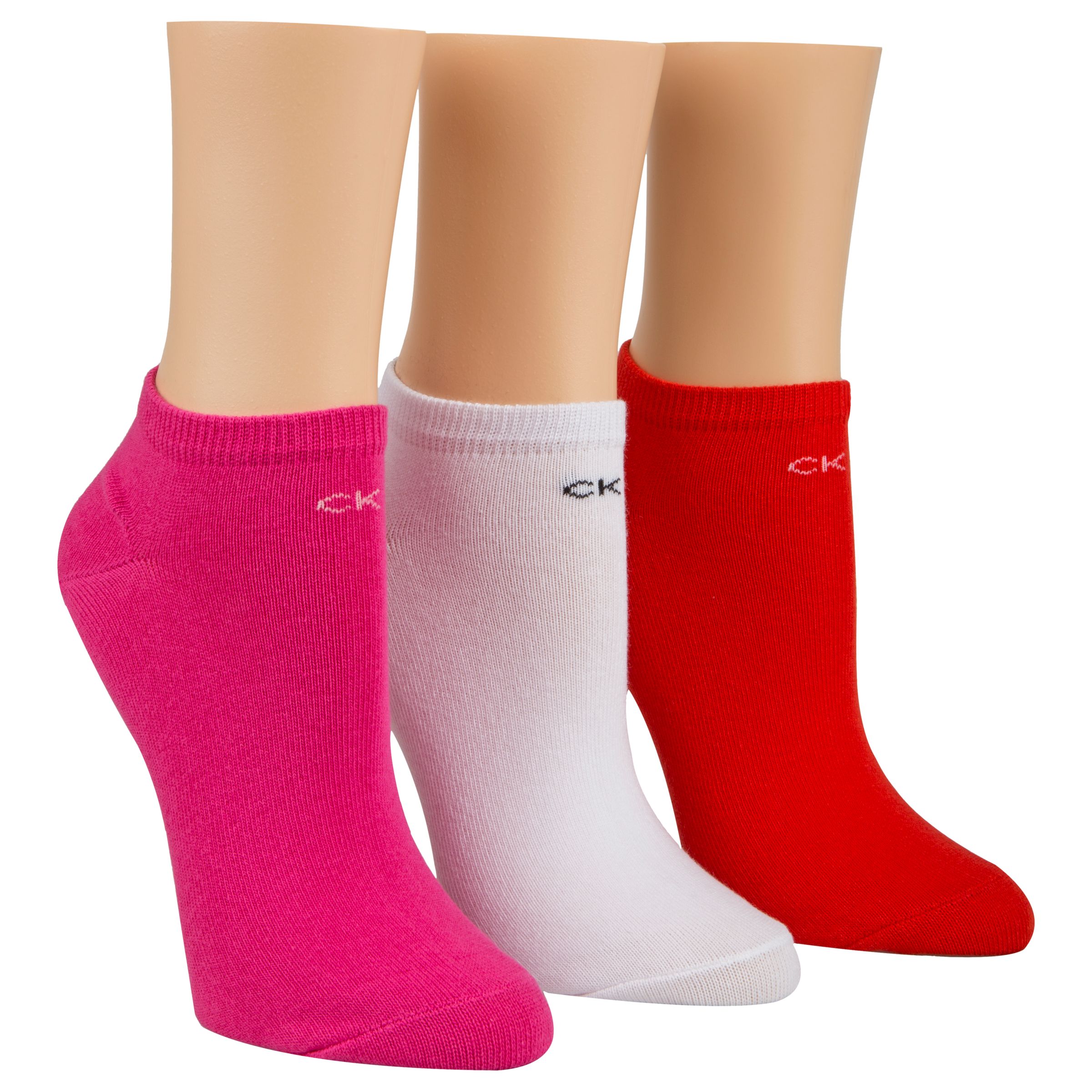 Calvin Klein Logo Liner Socks, Pack of 3