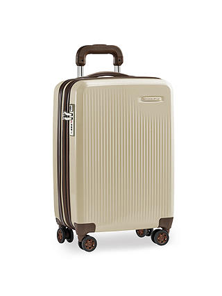 Briggs & Riley Sympatico 4-Wheel Expandable International Cabin Suitcase, Cream