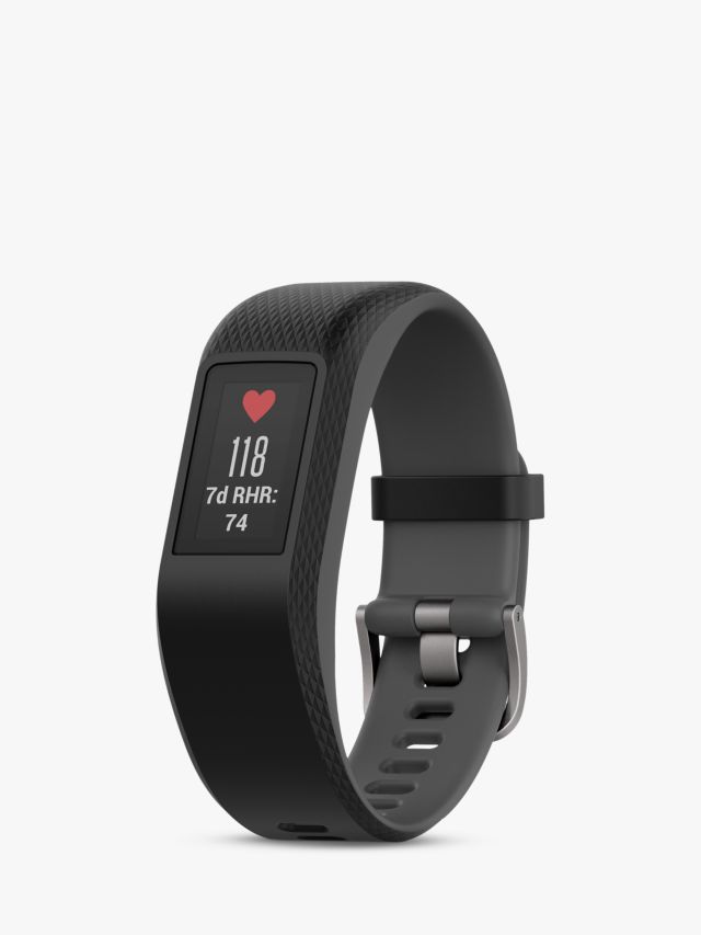 Garmin Vívosport, Smart Activity Tracker with Wrist Based Heart Rate and GPS, Large, Black/Slate