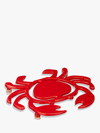 John Lewis & Partners Crab Trivet, Red