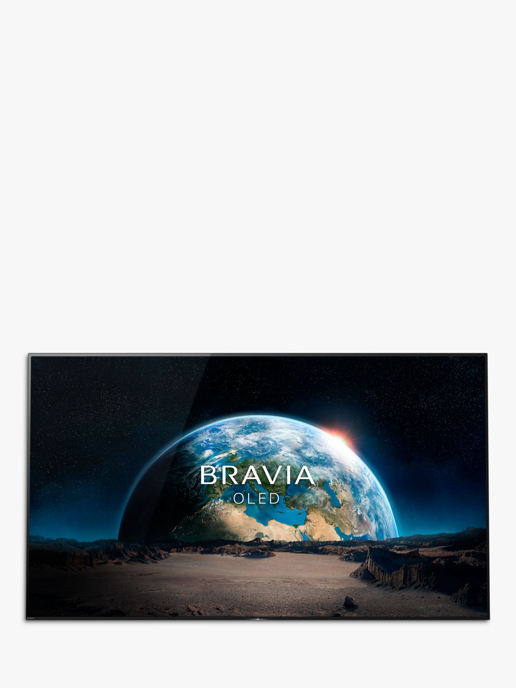 Sony Bravia KD77A1 OLED HDR 4K Ultra HD Smart Android TV, 77 with Freeview HD, Youview, Acoustic Surface & One Slate Design, Black