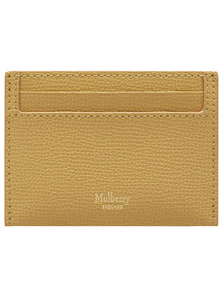 Mulberry Natural Grain Leather Credit Card Slip