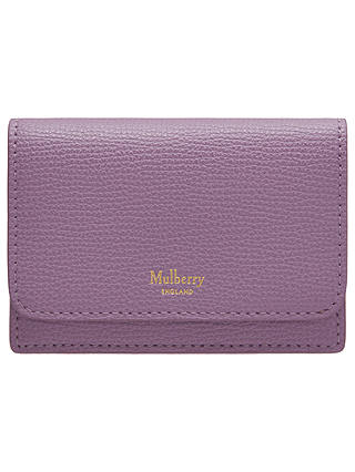 Mulberry Continental Small Classic Grain Leather Card Holder