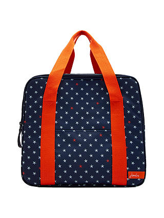 Joules Starfish Picnic Cooler Bag, Navy/Multi