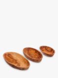 Selbrae House Olive Wood Stacking Bowl Set, Set of 3, Natural