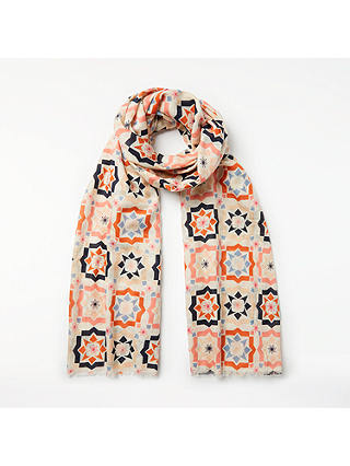Unmade Telis Abstract Pattern Cotton Scarf