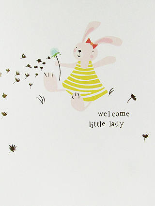 Caroline Gardner Welcome Little Lady Baby Girl Card