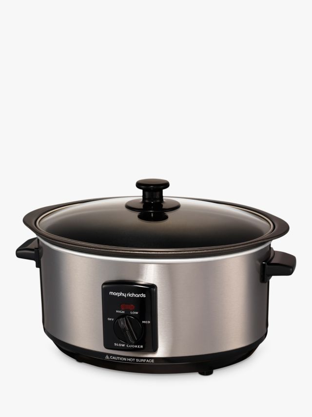 Morphy Richards 3.5L Sear and Stew Slow Cooker Silver