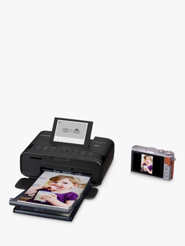 Canon SELPHY CP1300 Portable Photo Printer with Wi-Fi, Apple AirPrint &  3.2 Tiltable Display, Black