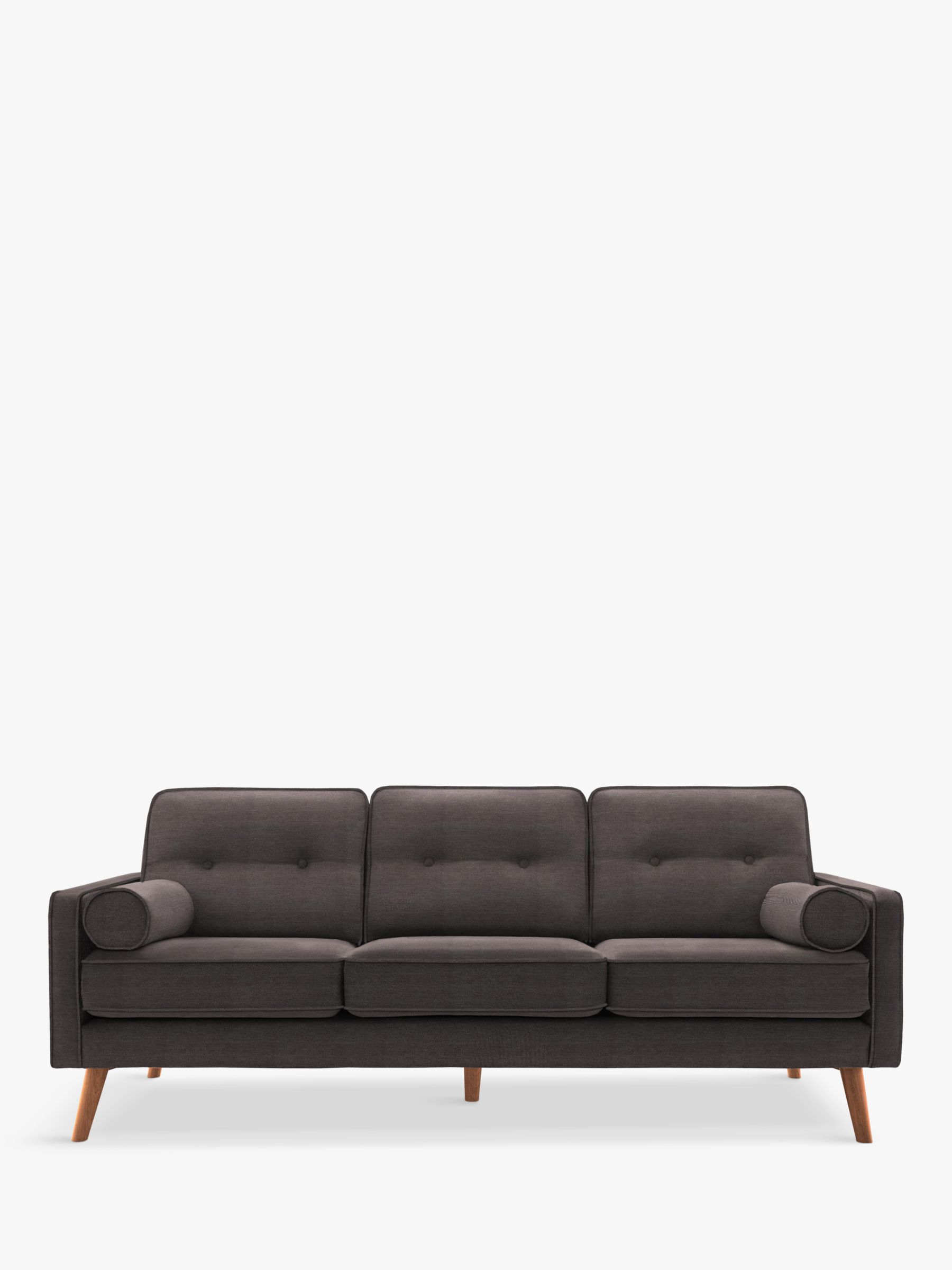 The Sixty Five Range, G Plan Vintage The Sixty Five Large 3 Seater Sofa, Tonic Charcoal