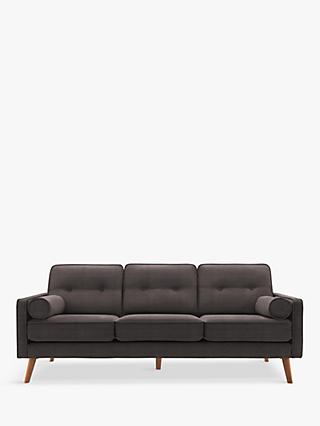 The Sixty Five Range, G Plan Vintage The Sixty Five Large 3 Seater Sofa, Tonic Charcoal