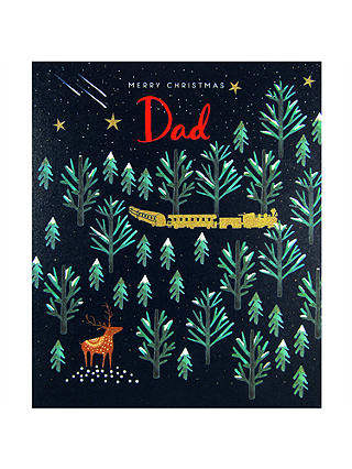 Woodmansterne Dad Woodland Christmas Card