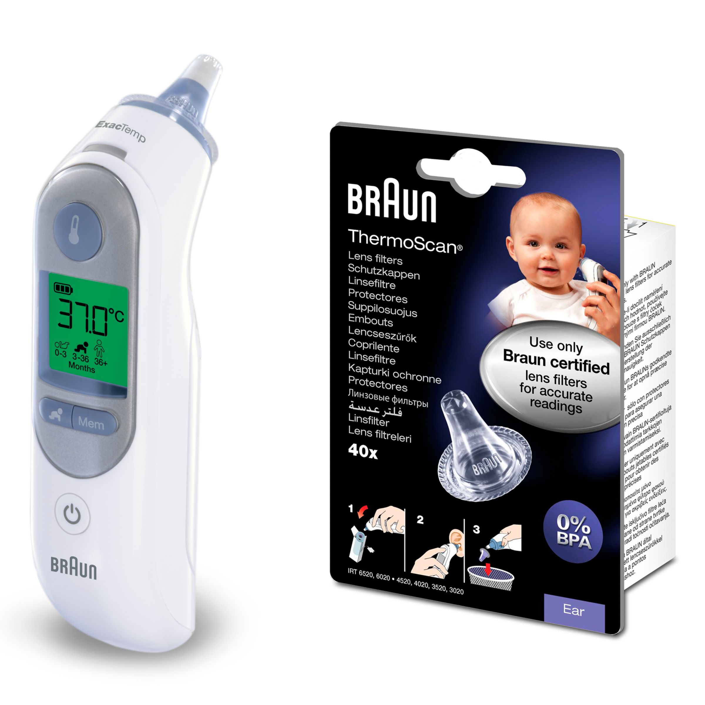 Braun Thermoscan 7 Age Precision In Ear Thermometer