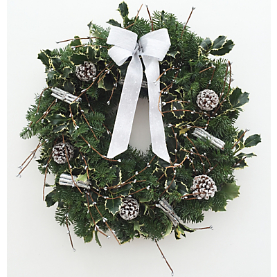 John Lewis Real Traditional White Christmas Wreath Review