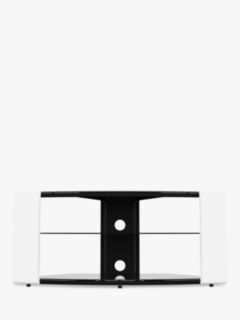 AVF Como TV Stand for TVs up to 55", Gloss White