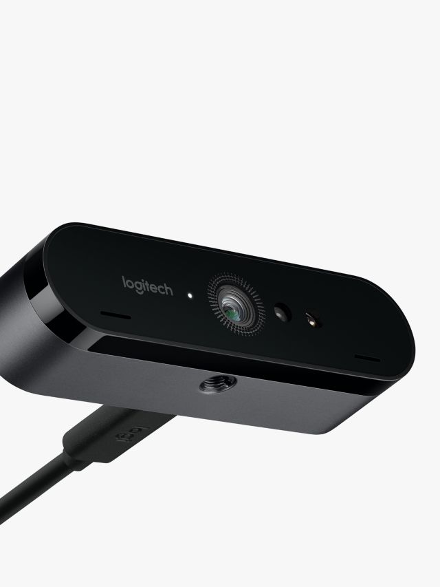 Logitech BRIO 4K Ultra HD Webcam with RightLight and HDR, Black