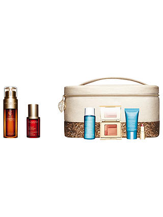 Clarins Double Serum and Super Restorative Total Eye Concentrate with Gift