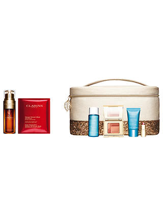 Clarins Super Restorative Instant Lift Serum Mask and Double Serum with Gift
