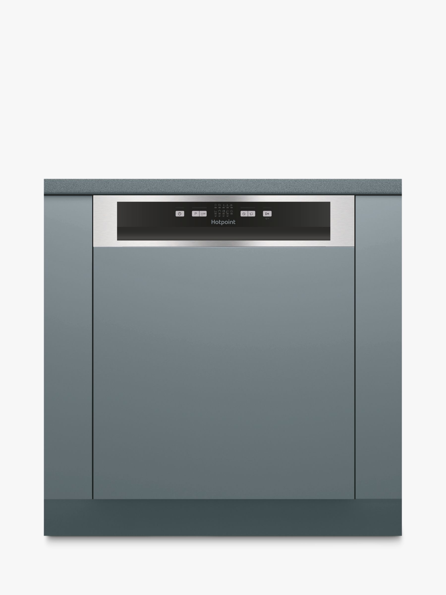 Hotpoint HBC2B19 X Integrated Dishwasher, Silver