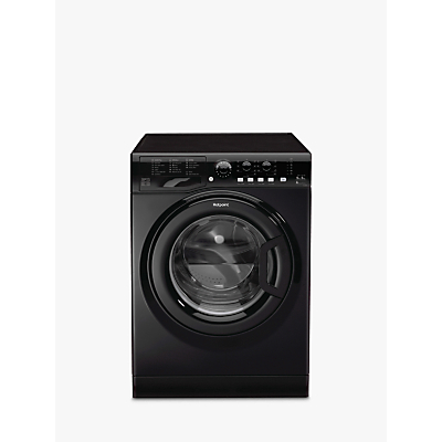 Hotpoint FDL9640KUK Aquarius Washer Dryer, 9kg Wash/6kg Dry Load, A Energy Rating, 1400rpm Spin, Matte Black