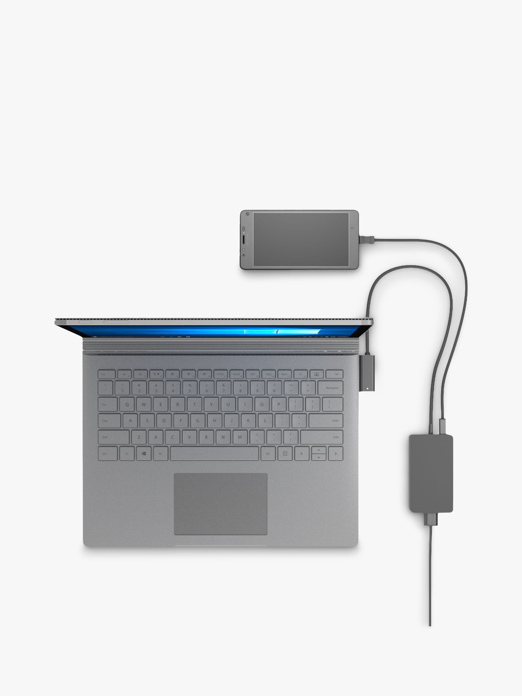Microsoft Surface Book 102W Power Supply for Surface Book at John Lewis ...