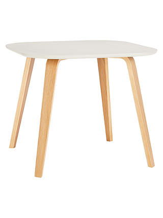 House by John Lewis Anton Square 4 Seater Dining Table, Smoke