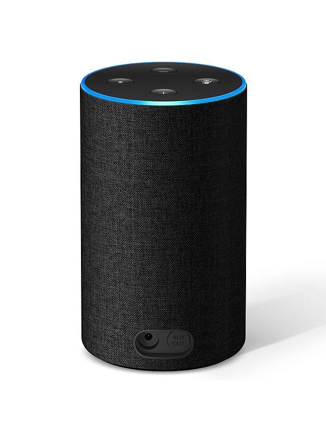 Amazon Echo Smart Speaker with Alexa Voice Recognition & Control, 2nd Generation, Black