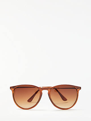 John Lewis & Partners Preppy Round Sunglasses