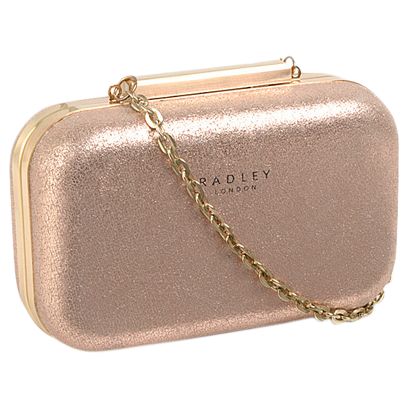 rose gold small clutch bag