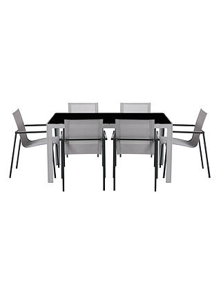 House by John Lewis Manhattan 6 Seat Garden Dining Table / Chairs Set