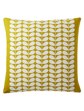 Orla Kiely Early Bird Cushion, Yellow, 45 x 45cm