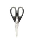 John Lewis Professional Stainless Steel Scissors, Black/Grey