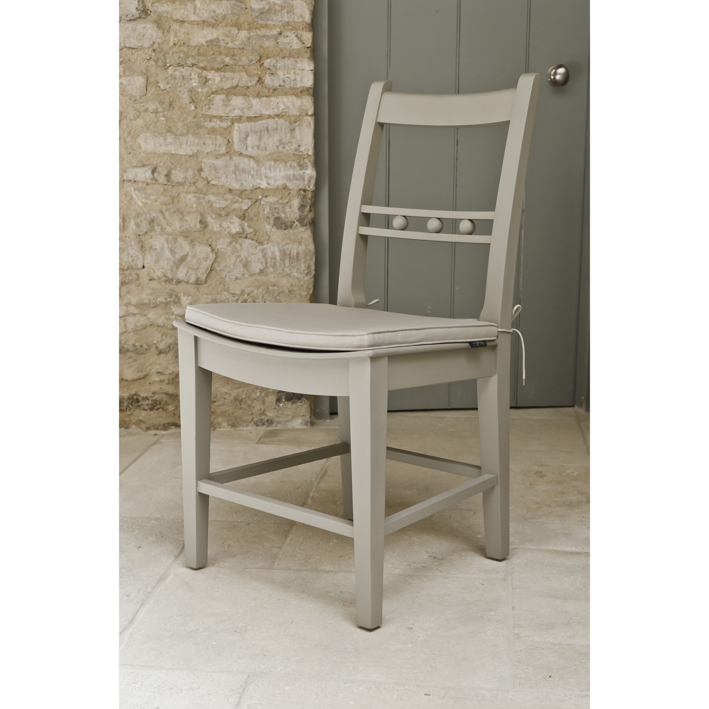 Neptune Suffolk Dining Chair, Honed Slate at John Lewis & Partners