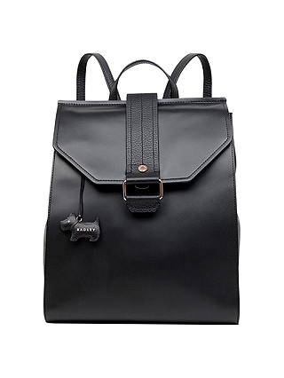 Radley Ellis Mews Leather Backpack, Black
