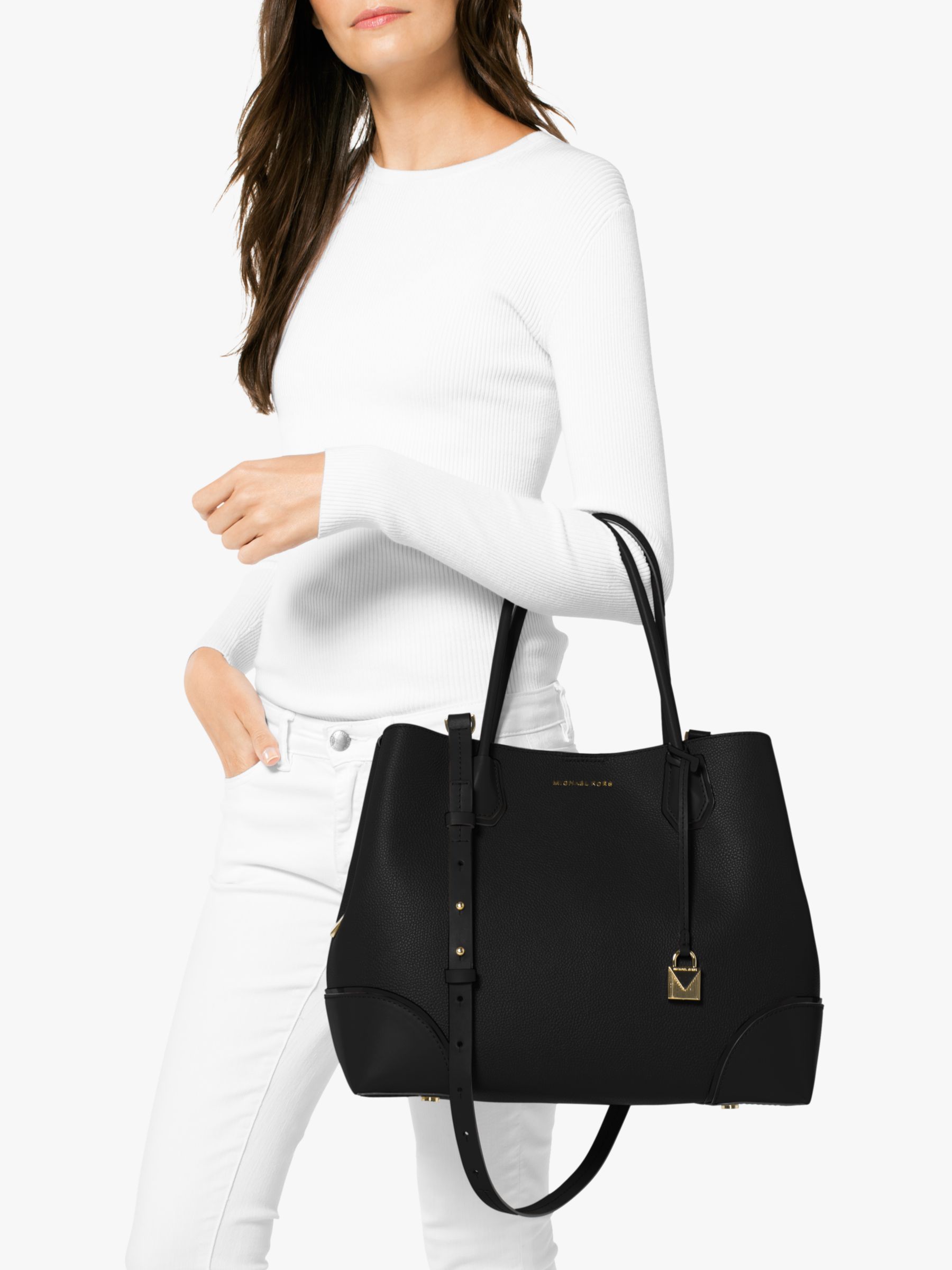 mercer gallery large leather satchel