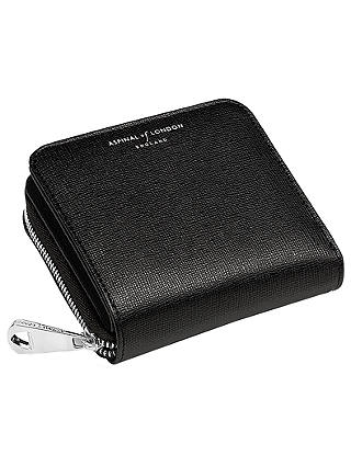 Aspinal of London Leather Continental Small Clutch Purse
