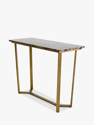 Hudson Living Emperor Console Table, Marble